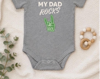 Body bébé « Mon papa est génial » en jersey
