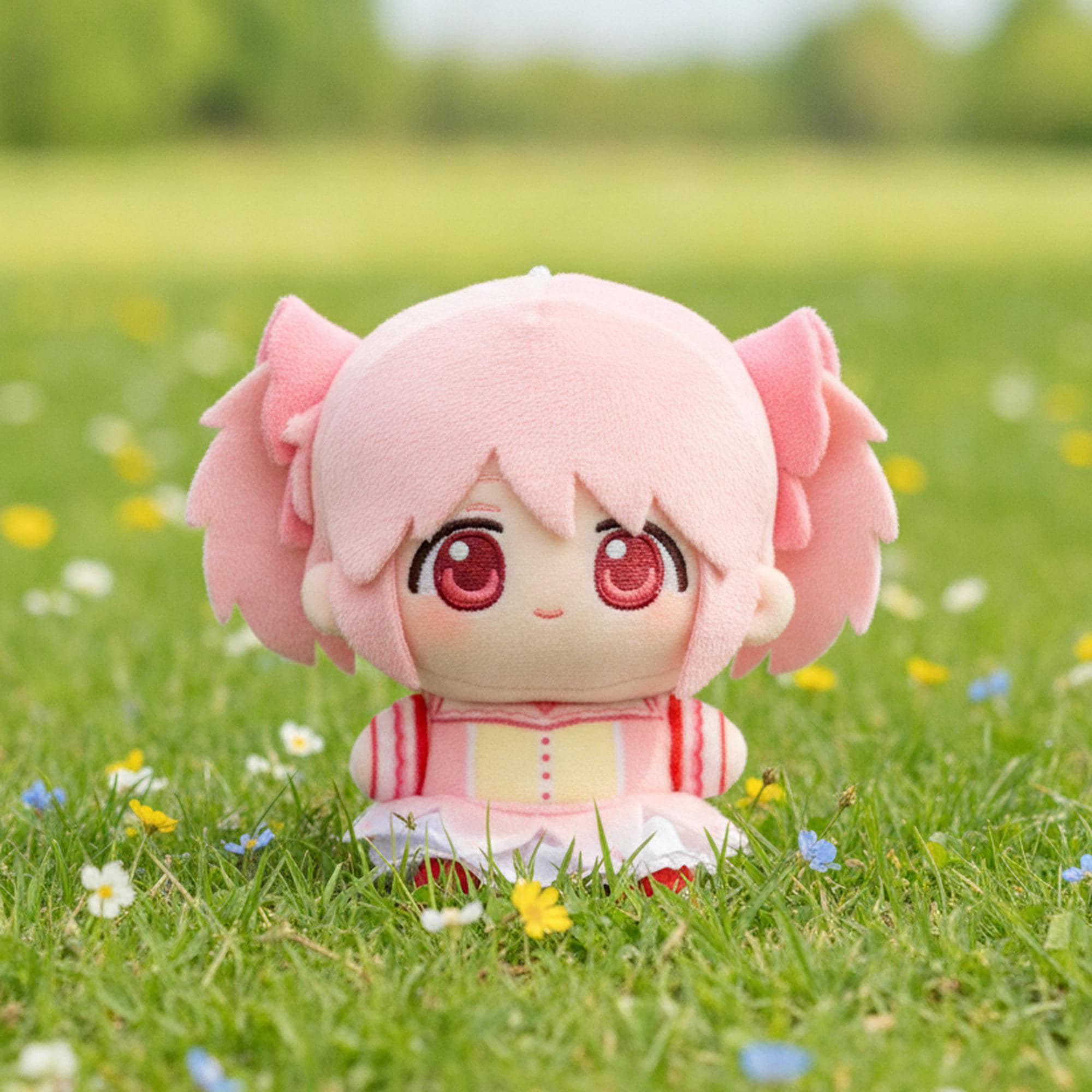 Madoka　ハンドメイド Puella Magi Madoka Magica Plush Keychain | Madoka & Homura Doll