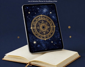 2026 Manifestation Journal Law of Attraction Vision Board Affirmations PDF