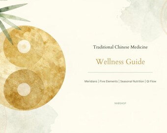 Traditional Chinese Medicine Digital Guide | TCM Healing & Wellness Planner