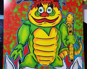 H.R. Pufnstuf Monster art Print Limited edition signed numbered