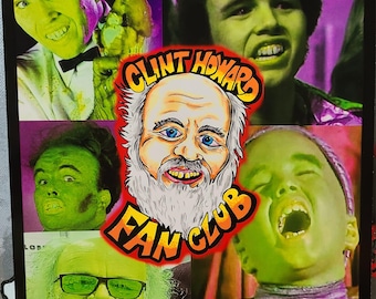 Monster art Print Clint Howard Fan Club Limited signed and Numbered Ice cream Man Rock and Roll High School