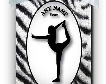 Cheerleader Competition Silhouette Personalized Ornament