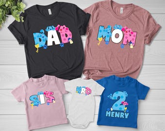 Blues Clues Birthday Shirt, Blue Dog Family Shirt, Blue Dog Family Matching Birthday Shirt,Birthday Boy Shirt, Family Party Shirt CZDG74