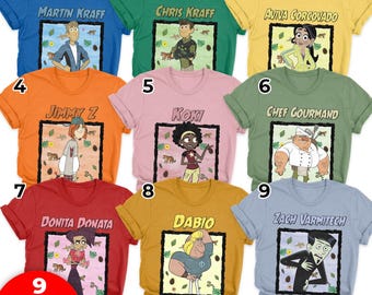Wild Kratts Costume Family Matching Shirt, Wild Kratts Theme Party, Halloween Costume Group Shirt, Halloween Birthday Party Tee D3LZ01