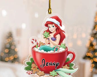 Personalized Acrylic Christmas Ornament,Custom Name Holiday Keepsake,Family Tree Decor,Custom Christmas Gift, Festive Ornament 2026 G5PV08-2