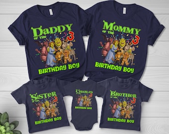M&M Matching Family Shirts, Mommy Daddy Sister Brother Nana Cartoon Candy Character Tees, Colorful Family Group Outfit GAO307