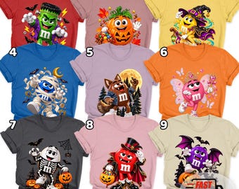M&M Candies Halloween Shirt, M And M Matching Family Shirt Group MM shirt halloween candy costumes Halloween M M Family Costume D3LZ16
