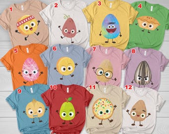 The Food Group Character Shirt, Bad Seed, Good Egg, Cool Bean, Smart Cookie Graphic Tee, Reading Teacher and Book Lover Gift GAO320