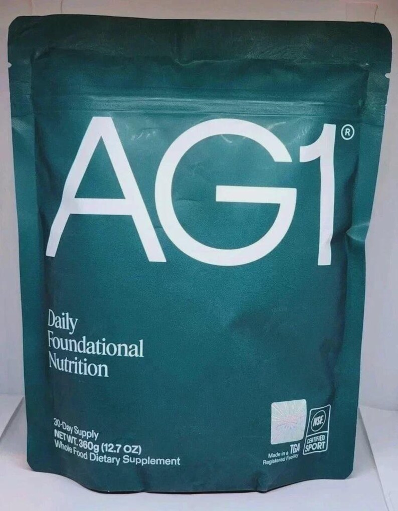 AG1 Daily Foundational Nutrition Powder, 30-day Supply (12.7 OZ) - Etsy