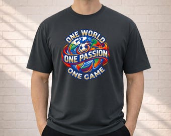 One World One Passion One Game Comfort Colors 1717 T-Shirt