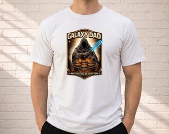 Galaxy Dad Shirt, May The Fork Be With You Comfort Colors Tee