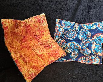 SET of 2 Handmade Cotton Bowl Cozy