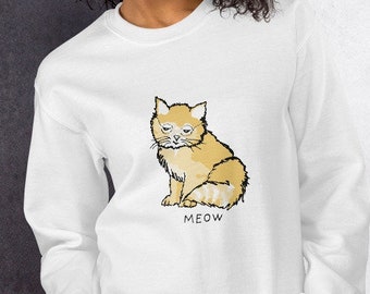 Katzen Meow Sweatshirt