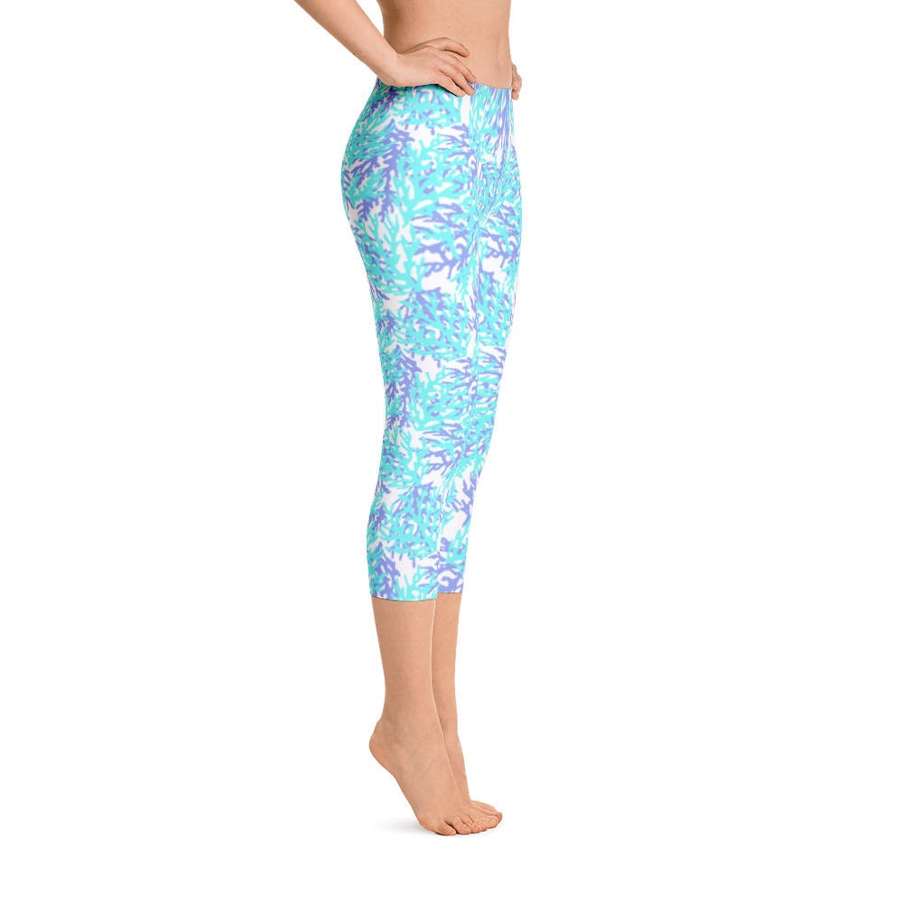 coral reef leggings
