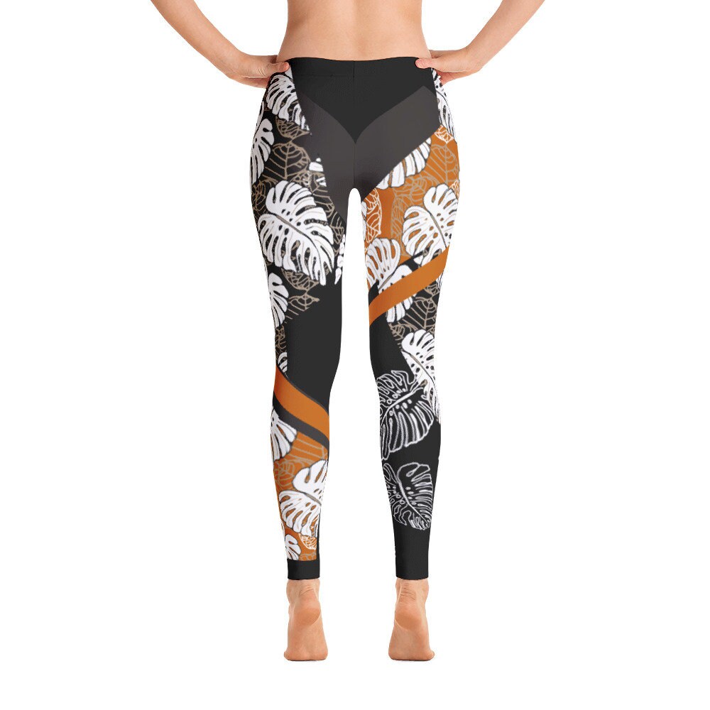Tropical Monkey Print Pattern Women Leggings