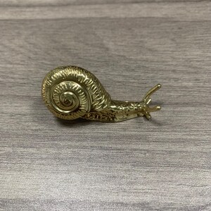 Solid Brass Nature Cabinet Knobs -Butterfly, Flower, Bird & Snail Drawer Pulls - Antique Gold Decorative Hardware for Wardrobe Furniture image 14