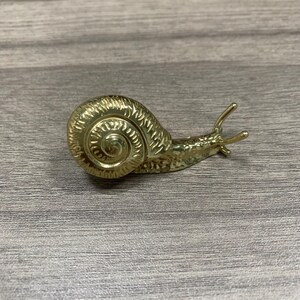 Solid Brass Nature Cabinet Knobs -Butterfly, Flower, Bird & Snail Drawer Pulls - Antique Gold Decorative Hardware for Wardrobe Furniture image 4
