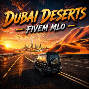 DUBAI DESERTS| Fivem mlo | Mlo | Optimized| Roleplay | High quality|