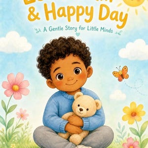 Leo's Calm & Happy Day | Autism Friendly Story Book for Sensitive and Anxious Children | Instant Download
