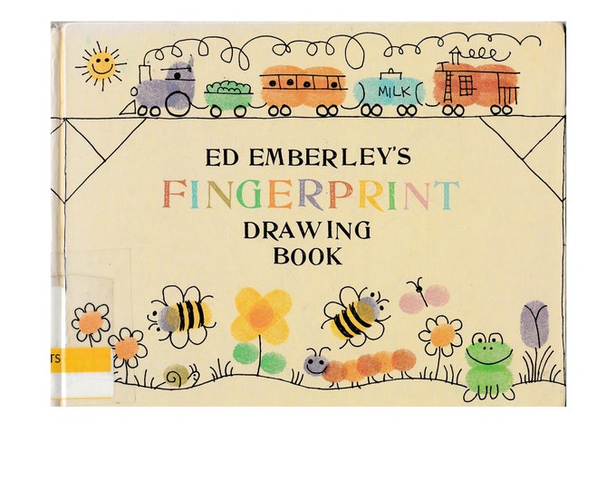 Vintage Ed Emberley Childrens How to Draw Book Ed Emberleys Fingerprint ...