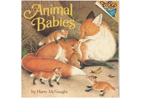 Vintage Baby Animals Preschool Picture Book Animal Babies - Etsy