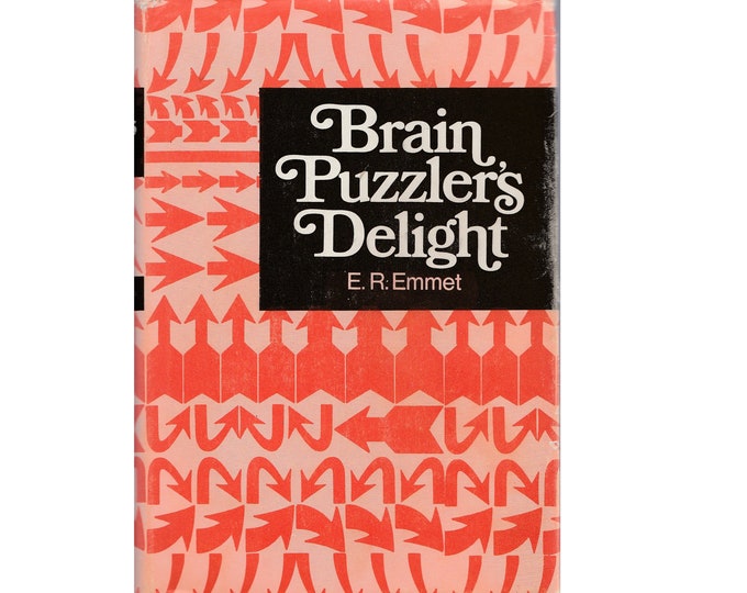 Vintage Brain Teasers Book Brain Puzzlers Delight, Logic Puzzles, Math