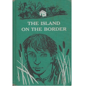 vintage Civil War children's Underground Railroad historical fiction book The Island on the Border