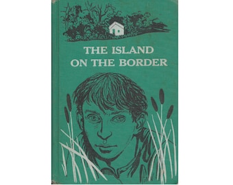 vintage Civil War historical fiction childrens book The Island on the Border, Underground Railroad,  American history, homeschool book