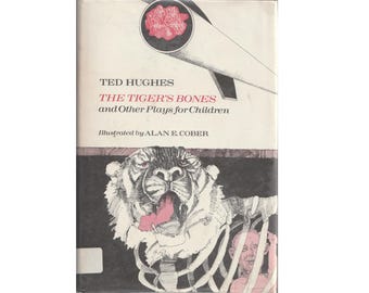vintage Ted Hughes kids performing arts book The Tigers Bones and Other Plays for Children