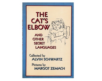 vintage childrens code talking book The Cats Elbow and Other Secret Languages, pig Latin, thieves cant, cryptology, secret code, cipher
