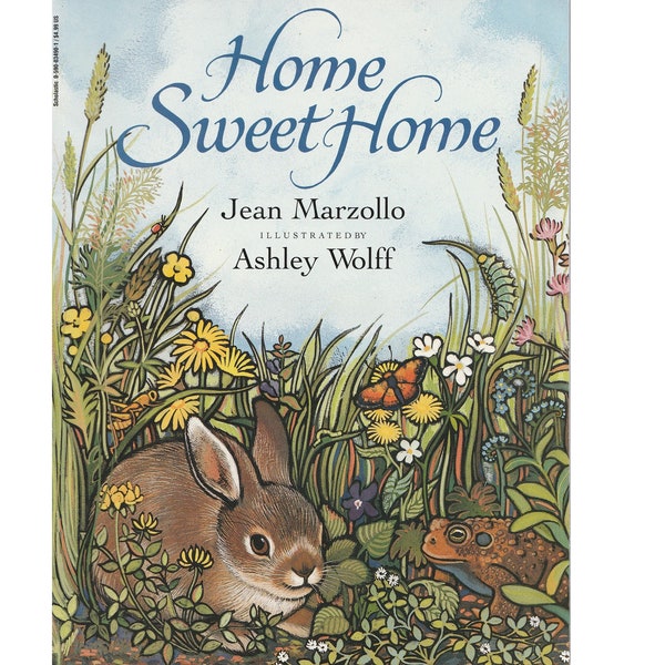 vintage childrens nature prayer book Home Sweet Home by Jean Marzollo, Earth blessing, nondenominational prayer, bless the Earth, Earth Day