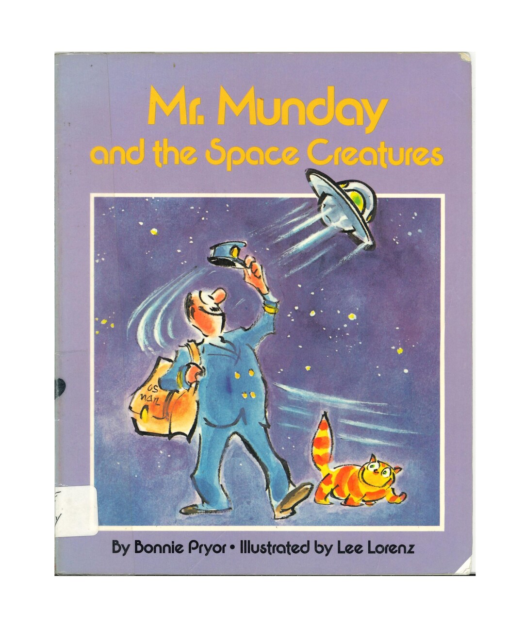 Vintage Childrens Sci Fi Mailman Alien Fantasy Picture Book Mr Munday ...