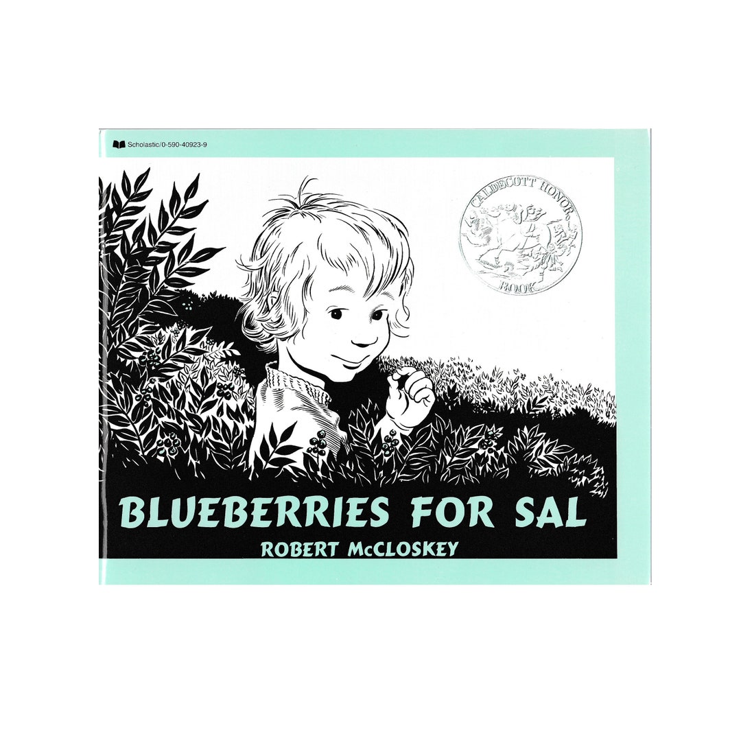 Vintage Caldecott Honor Childrens Picture Book Blueberries for Sal