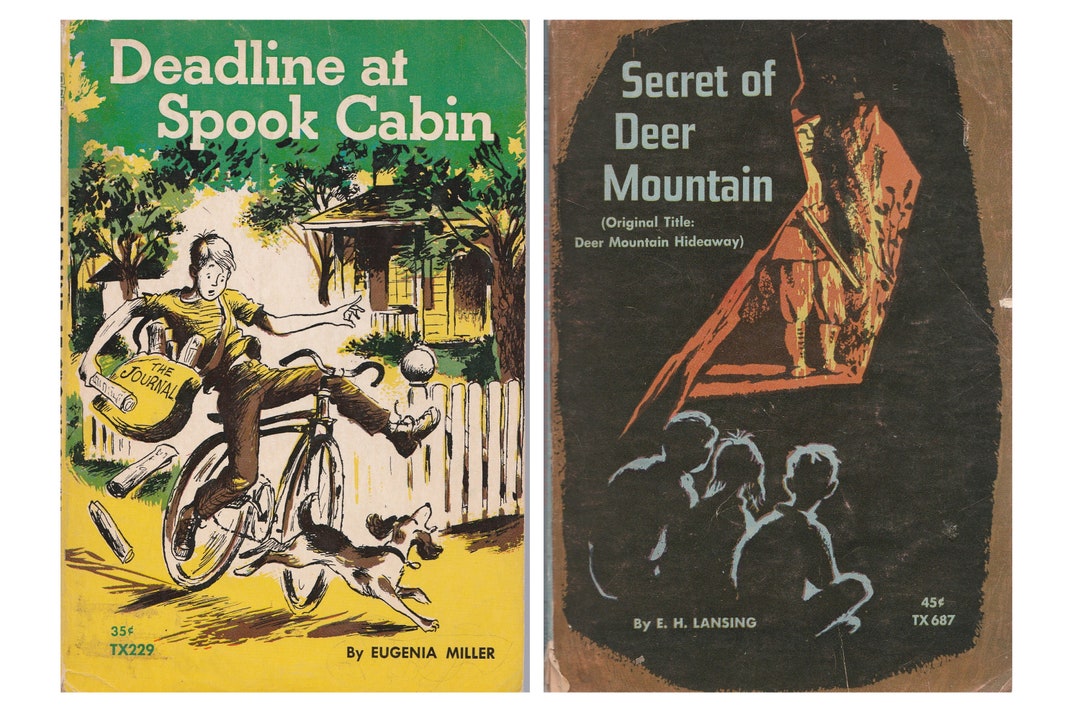 2 Vintage 1960s Childrens Mystery Books Secret of Deer Etsy