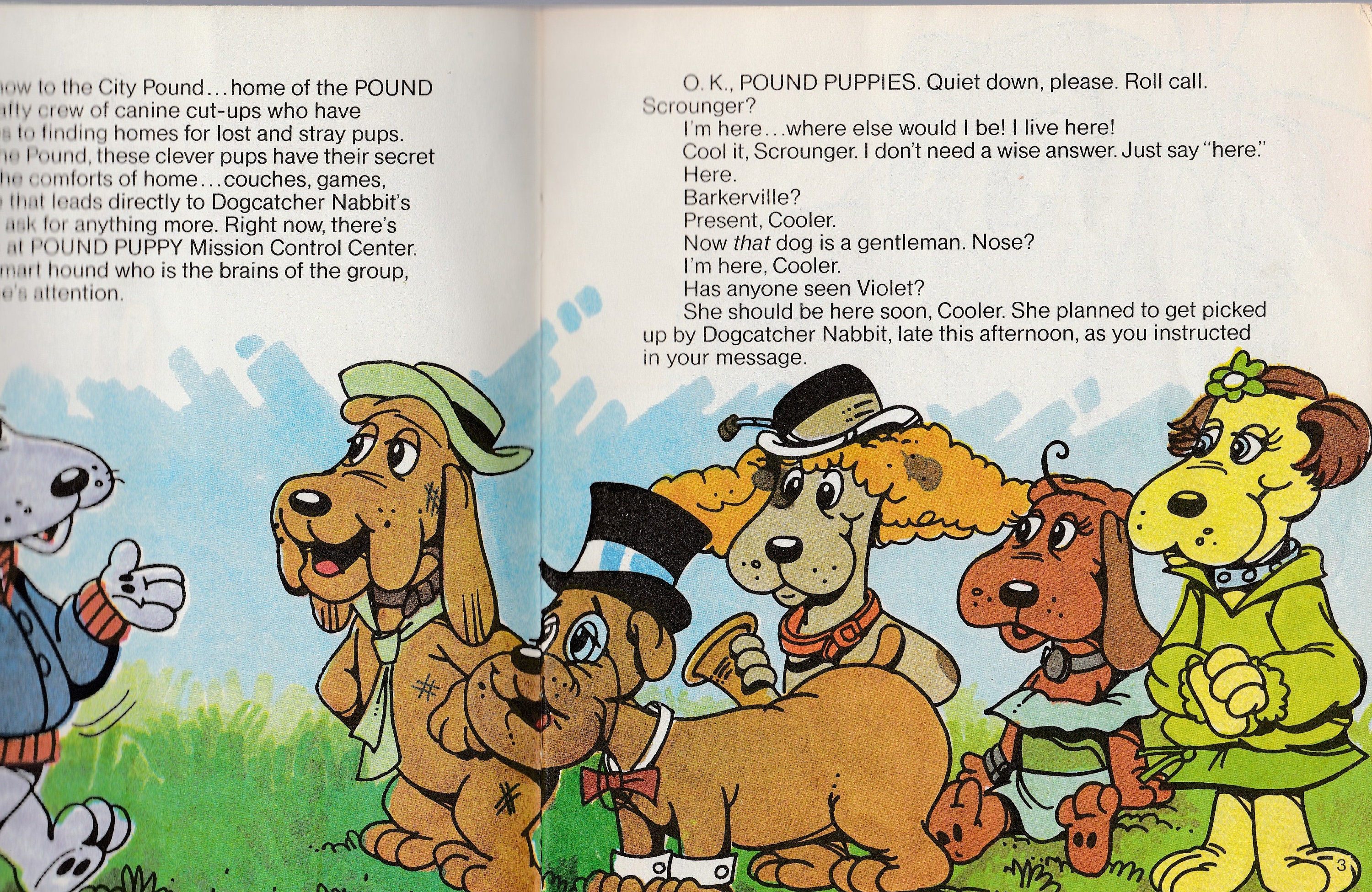 Vintage Pound Puppies Childrens Picture Book Pound Puppies