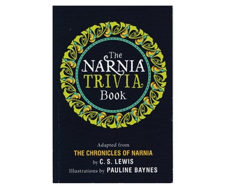 vintage childrens The Chronicles of Narnia quiz book The Narnia Trivia Book, C S Lewis, reading comprehension, homeschool book, literature