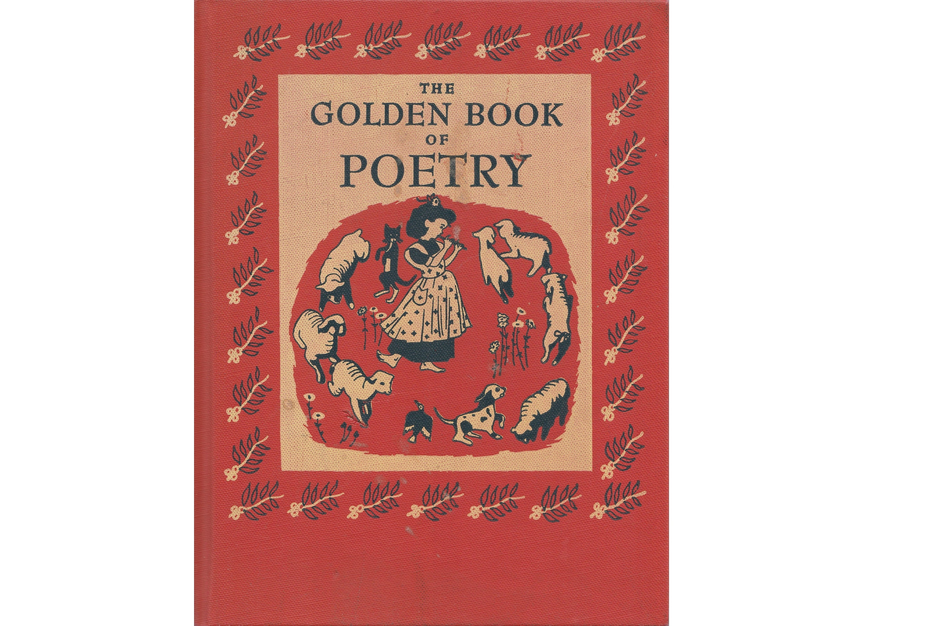 vintage childrens poetry book The Golden Book of Poetry, Jane Werner, Gertrude Elliott, childrens literature, homeschool book, kids poems vintage childrens poetry book The Golden Book of Poetry, Jane Werner, Gertrude Elliott, childrens literature, homeschool book, kids poems