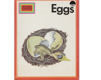 vintage Wonder Starters Series children&#39;s homeschool science book Eggs, egg laying animal facts