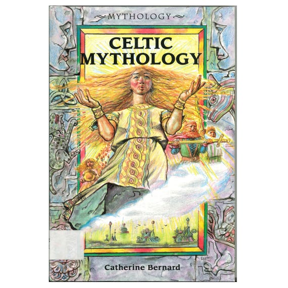 vintage childrens ancient world literature Celt culture myths textbook short stories book Celtic Mythology