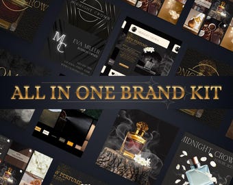 Mall för riktlinjer för parfymmärken | Canva Luxury Fragrance Branding Kit