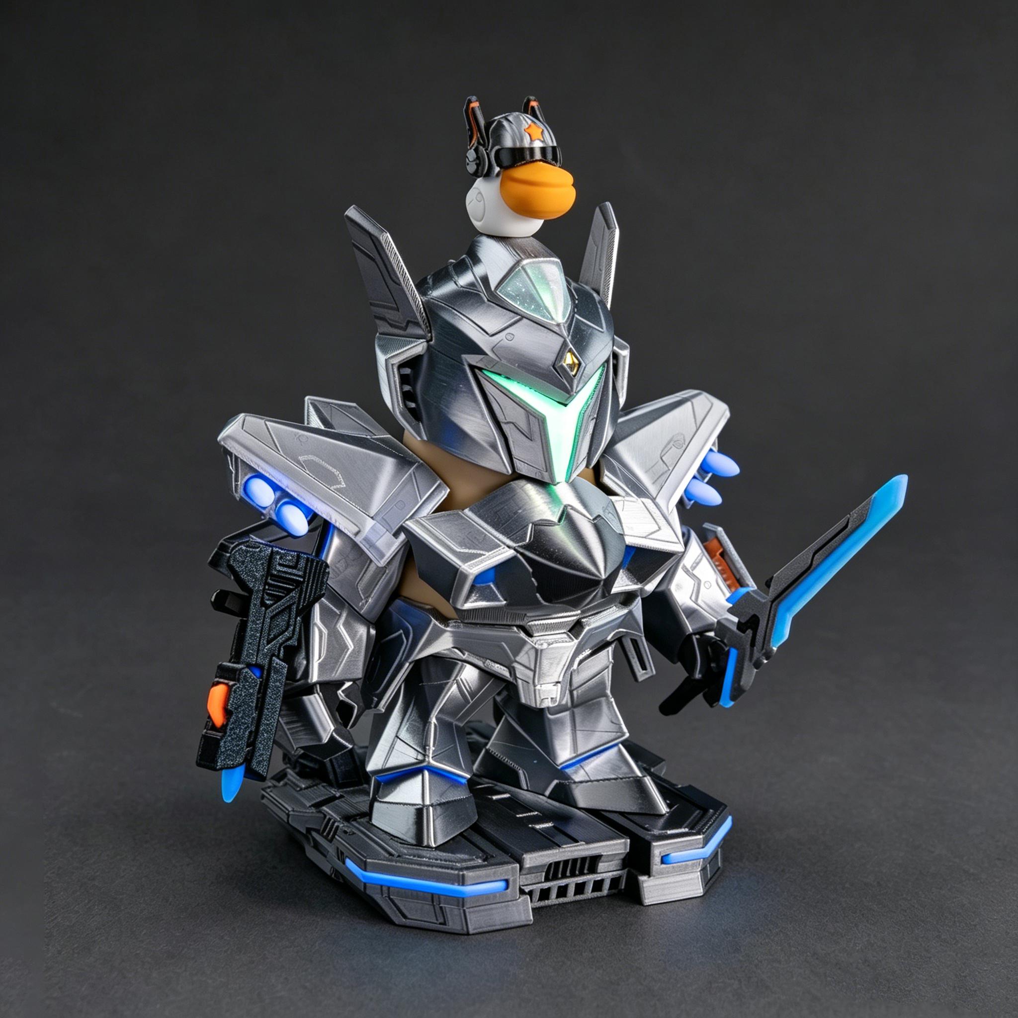3D Printed Magnetic Mecha Capybara Figure, Movable Armor Toy, Gamer ...