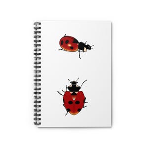 Ladybug Notebook | Spiral Ruled Line