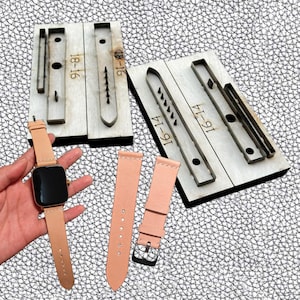 Skärformar för läderarmband, avsmalnande armbandsgjut, gör-det-själv-läderverktyg, japanskt stålblad, träbas