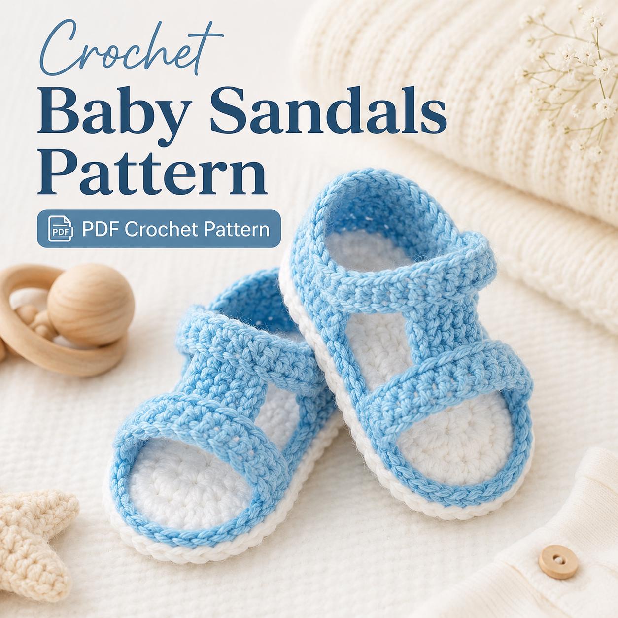 40 Baby Sandal Crochet Patterns for Sweet Summer Shoes, Gifts, and Keepsake Photos 21 Crochet Baby Sandals
