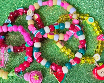 FRUIT KANDI met CHARME: aardbei, watermeloen, sapdoos, fruitpunch, pastel