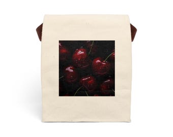 Canvas Lunch Bag With Strap