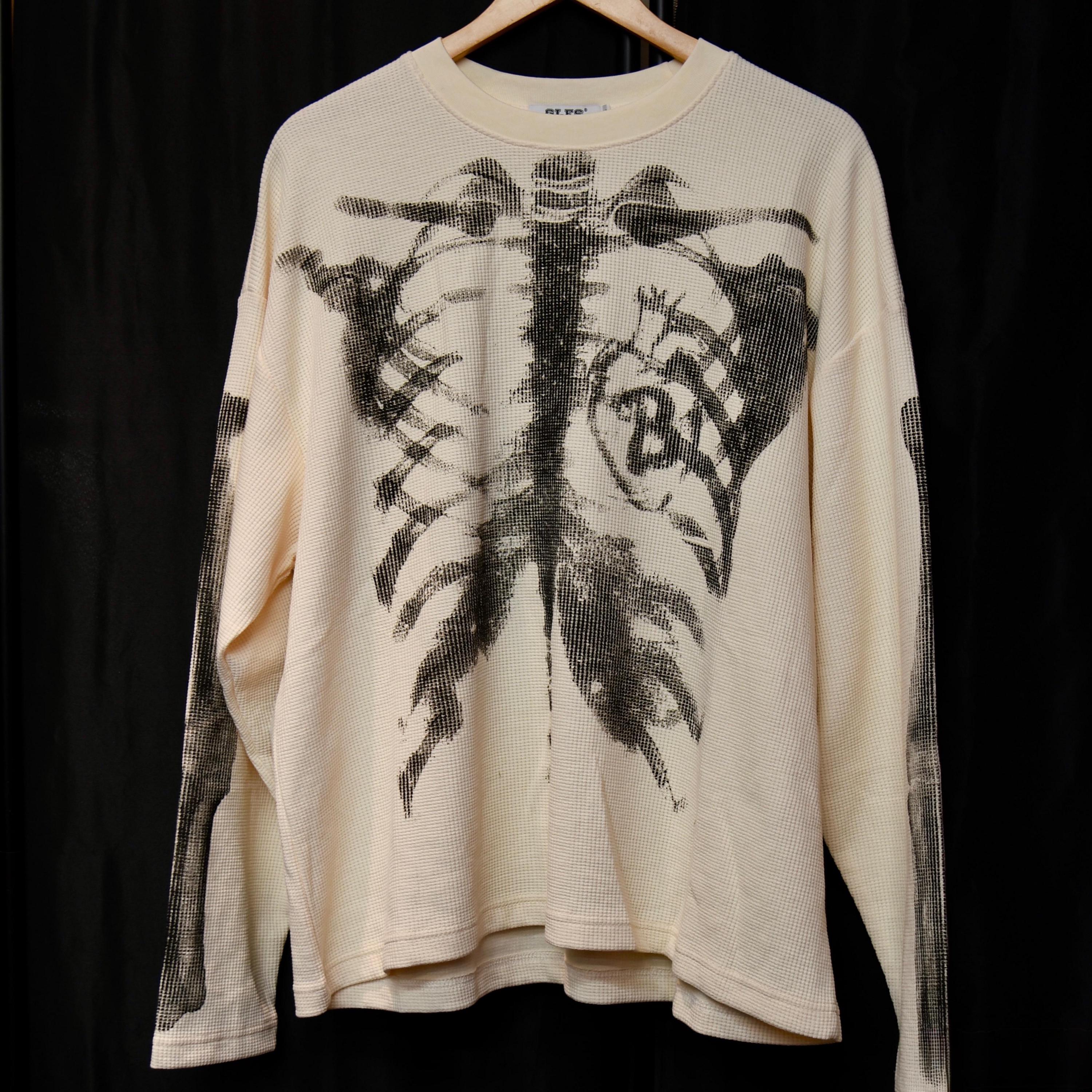 00s graphic long sleeve layered Japanese Label Y2K goa