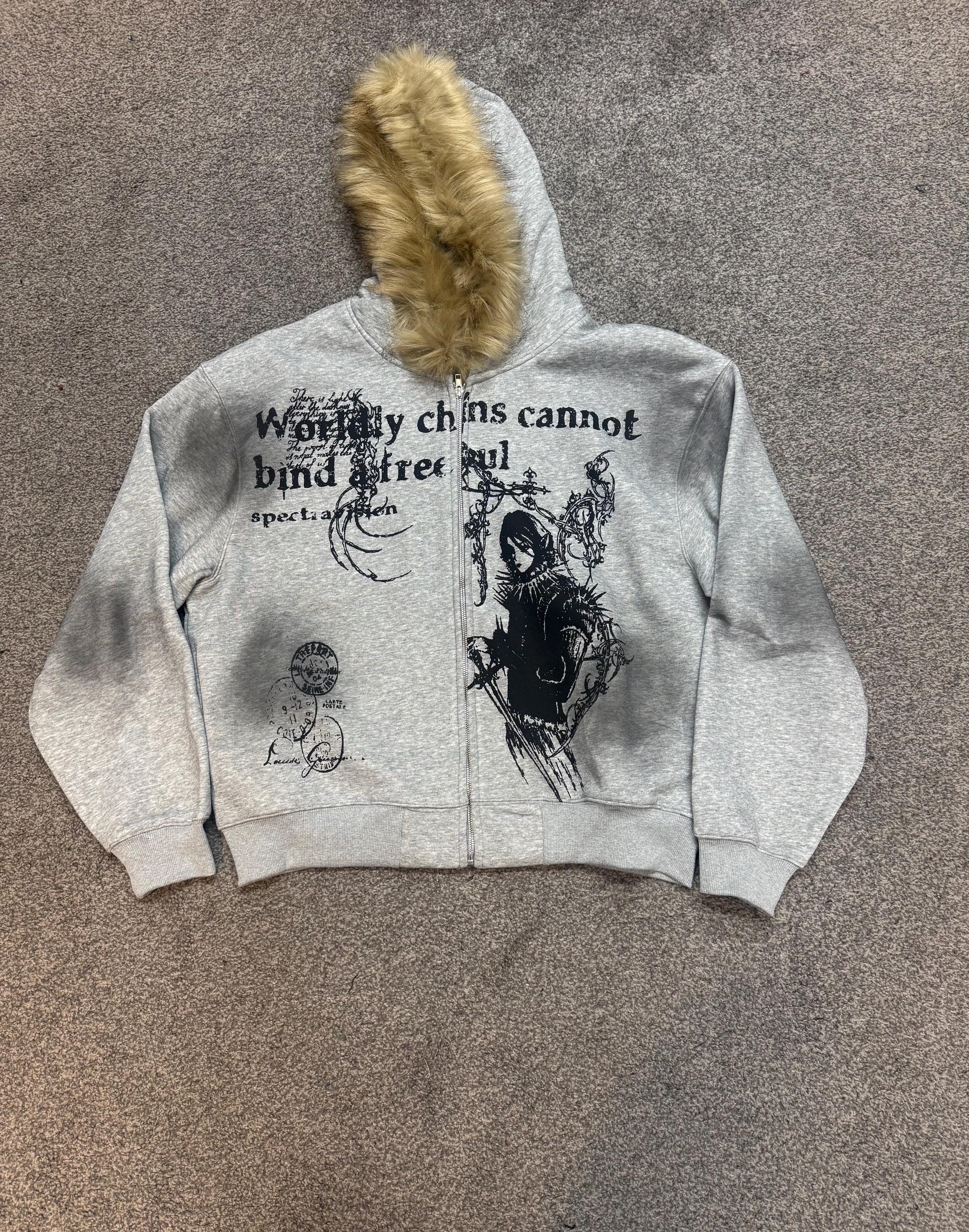 Fur Hoodie Y2k - Etsy Australia