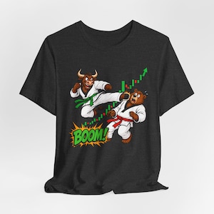 Bull Market Rally Shirt, Funny Trader Tee, Stock Market Bull Shirt, Day Trader Gift, Bullish Trading T-Shirt, Boom on Bears Tee